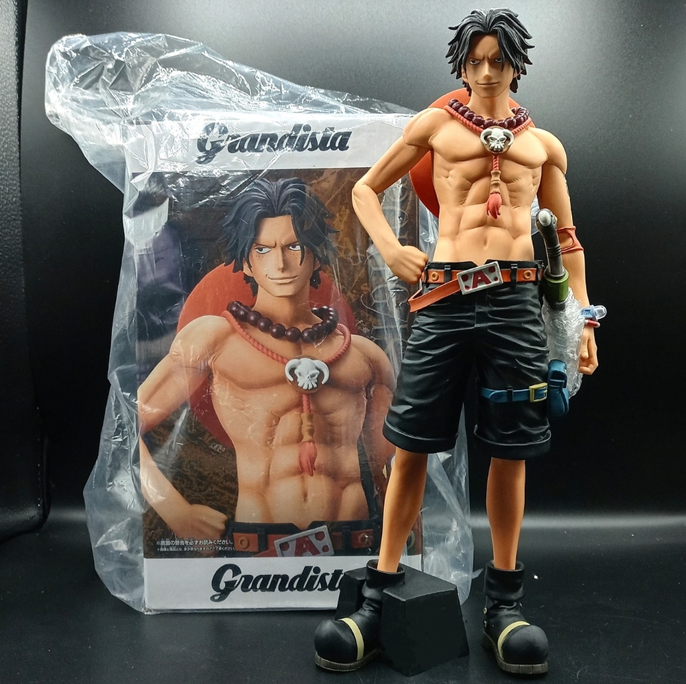Like new-Japanese version ONE PIECE Portas-D-Ace figure.